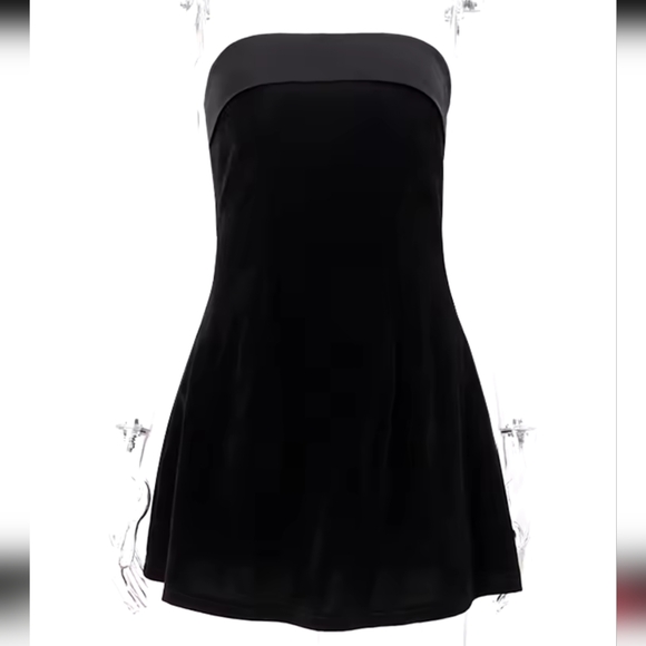Strapless Backless Sexy Mini Dress Women Fashion Dress - Picture 6 of 6